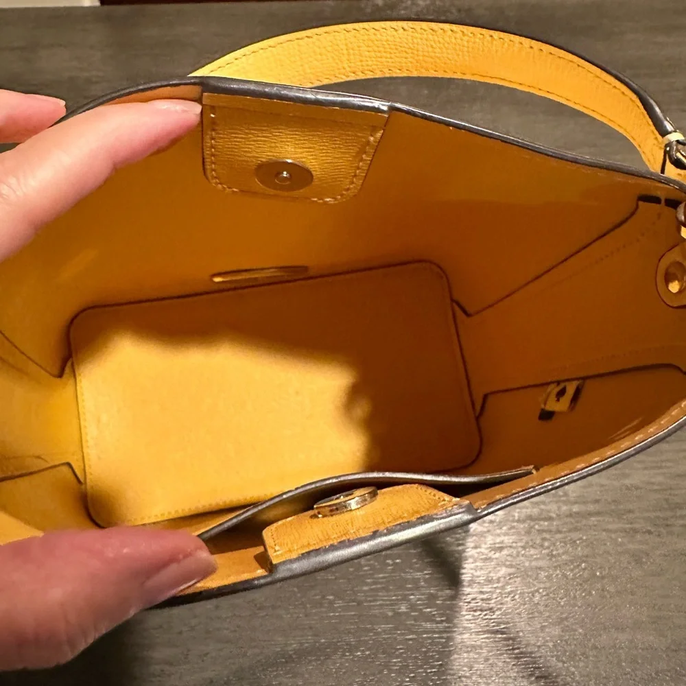 Kate Spade Small Bucket/Crossbody Bag - Daybreak Yellow - Picture 4 of 7
